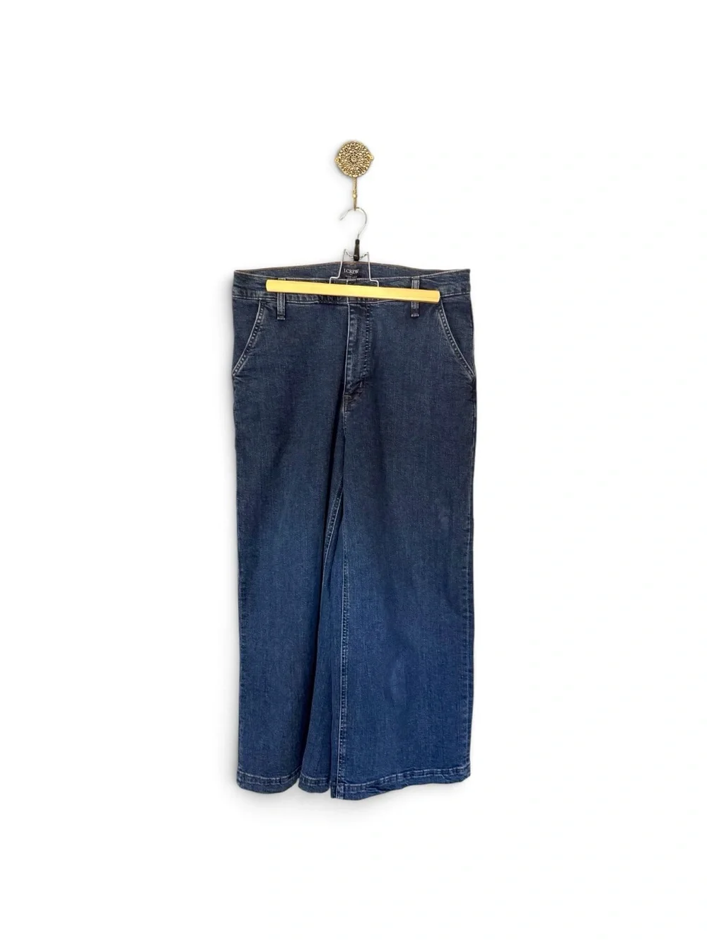 J.Crew Wide-Leg Crop | Size 31 | Medium Wash